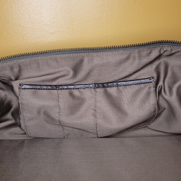 Pottery Barn Large Canvas and Leather Weekender Duffel Bag - Picture 9 of 16